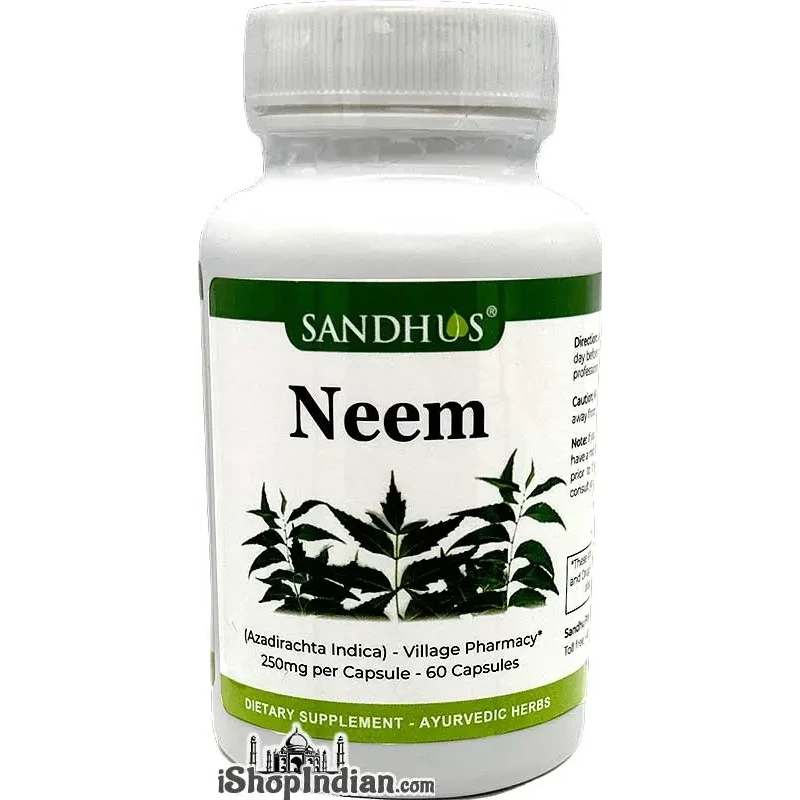 Neem - Detoxifier (Sandhu's Ayurveda) - 60 Capsules (60 capsules)