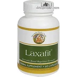 Laxafit - Bowel Regulator (Sandhu's Ayurveda) - 60 Capsules (60 capsules)