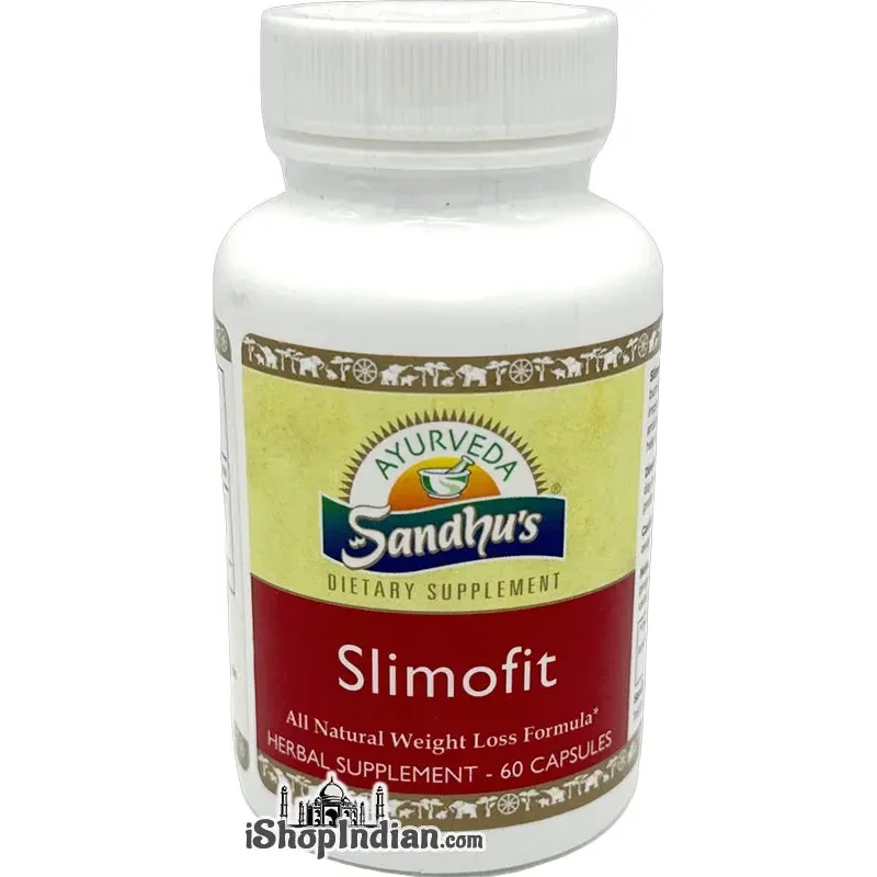 Slimofit - Fat Metabolism Support (Sandhu's Ayurveda) - 60 Capsules (60 capsules)