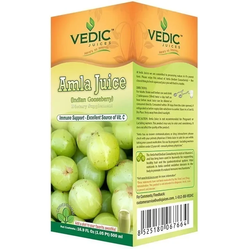 Vedic Amla (Indian Gooseberry) Juice - 16.9 oz (16.9 oz)