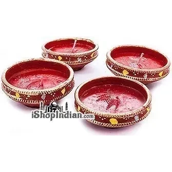 Ring Vati Diya - 4 Pack (4 diya pack)