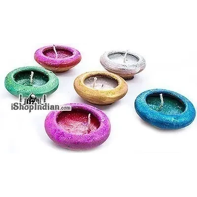 Sparkle Diya - 6 Pack (6 diya set)