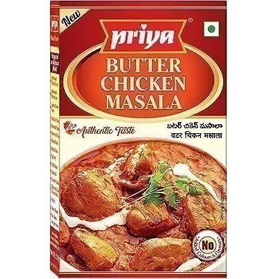 Priya Butter Chicken Masala - BUY 2 GET 1 FREE (50 gm box)