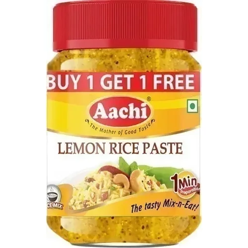 Aachi Lemon Rice Paste - BUY 1 GET 1 FREE (7 oz bottle)