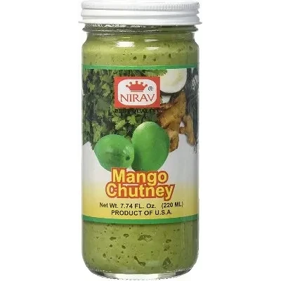 Nirav Mango Chutney (Green) (7.74 oz bottle)