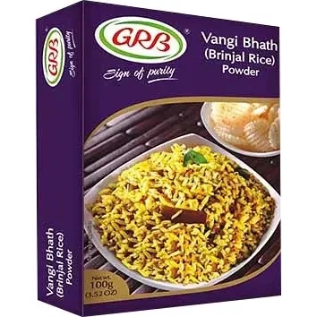 GRB Vangi Bhath (Brinjal Rice) Poder (100 gm box)