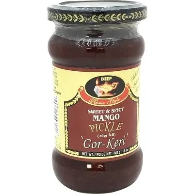 Deep Gor-Keri Mango Pickle (Seet & Spicy Mango) (12 oz jar)