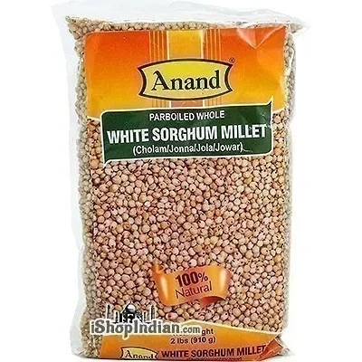 Anand Pearled Whole White Sorghum / Joar Millet (2 lb bag)