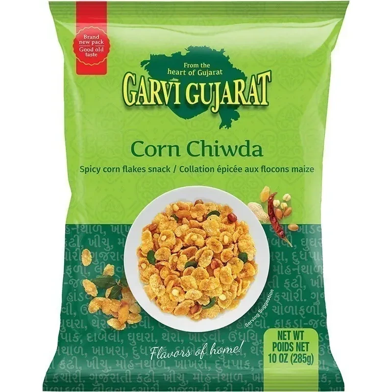 Garvi Gujarat Corn Chiwda (10 oz bag)