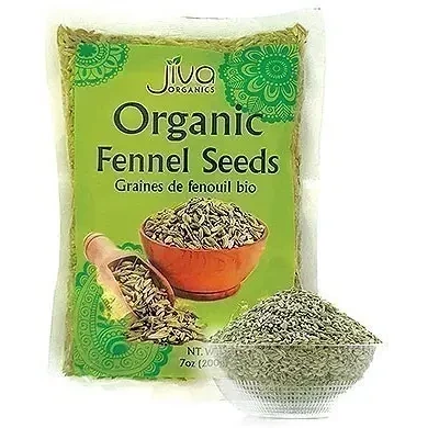 Jiva Organics Fennel Seed (7 oz bag)