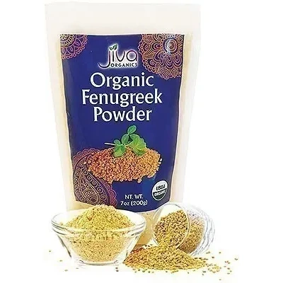 Jiva Organics Fenugreek (Methi) Poder (7 oz bag)