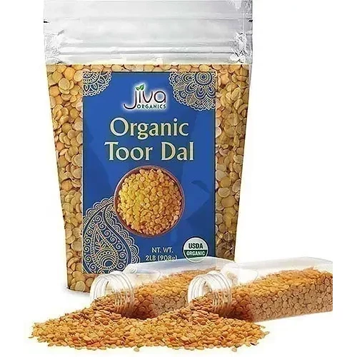 Jiva Organics Toor Dal - 2 lbs (2 lbs bag)