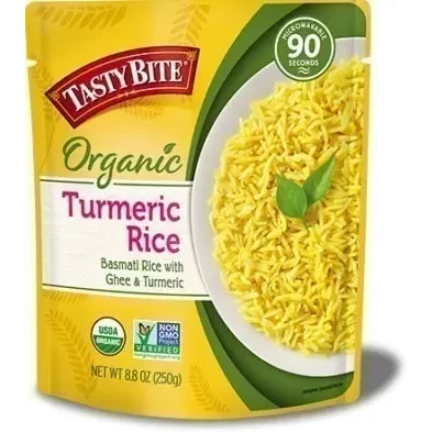 Tasty Bite Organic Turmeric Rice (Ready-to-Eat) (8.8 oz pouch)