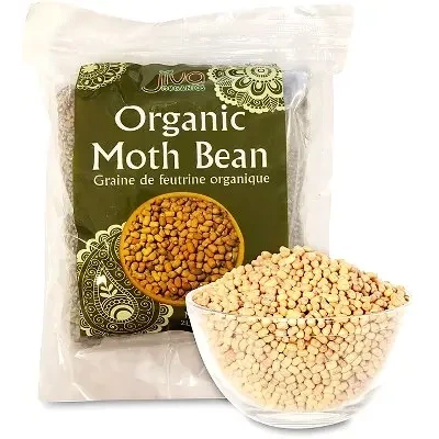 Jiva Organics Moth Beans Whole (De Beans) (2 lbs bag)