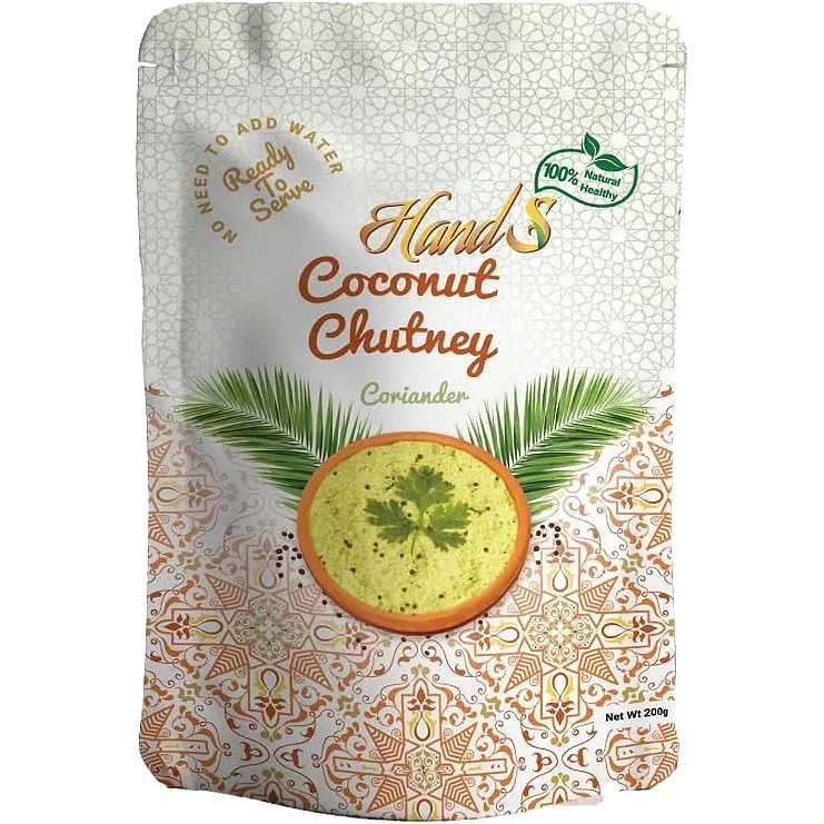 HandS Coconut Chutney ith Coriander (7 Oz Pack)