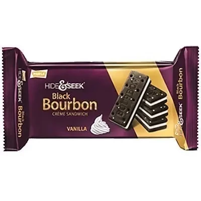 Parle Hide & Seek Black Bourbon Creme Sandich - Vanilla (3.5 oz pack)