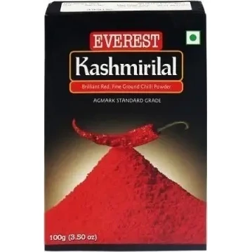 Everest Kashmirilal Chili Poder (100 gm box)