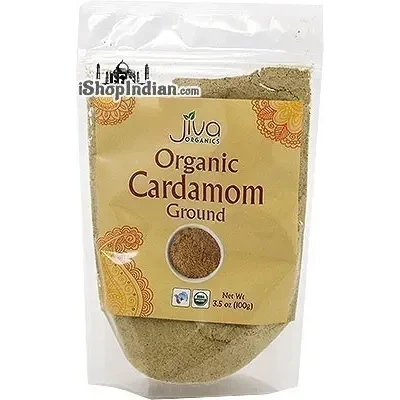 Jiva Organics Cardamom Poder (3.5 oz bag)