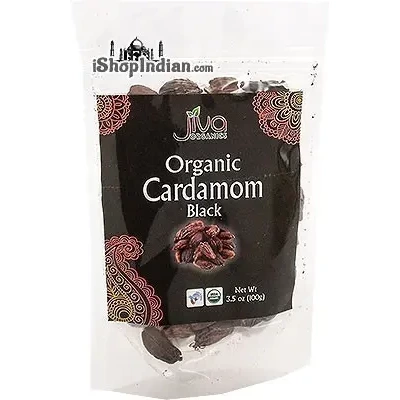 Jiva Organics Black Cardamom - 3.5 oz (3.5 oz bag)