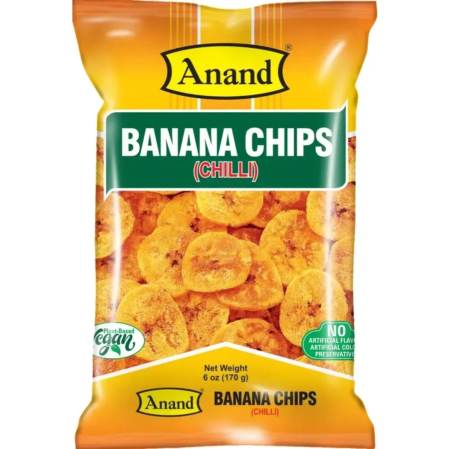 Anand Banana Chips (Chili) - 170 gms (170 gm bag)