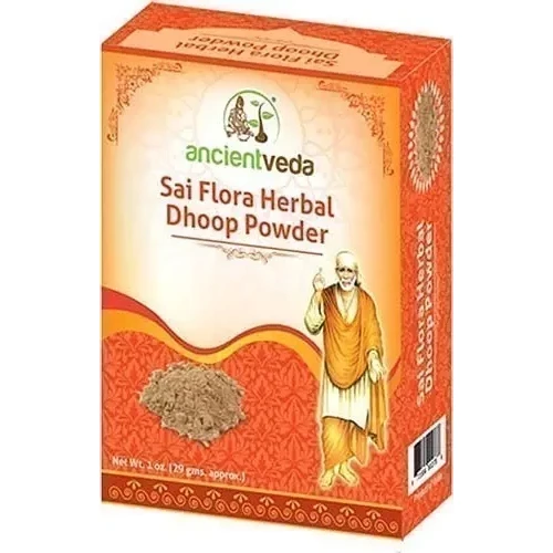 Ancient Veda Sai Flora Herbal Dhoop Poder (1 oz box)