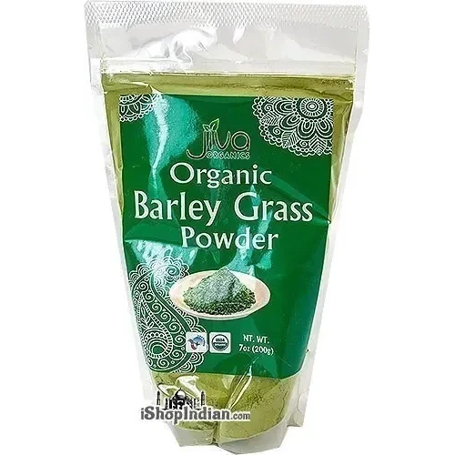 Jiva Organics Barley Grass Poder (7 oz bag)