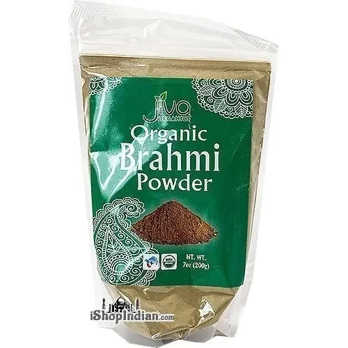 Jiva Organics Brahmi Poder (Edible) (7 oz bag)