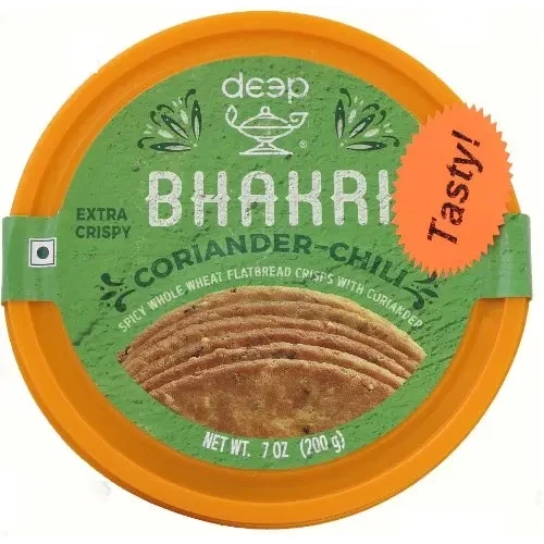 Deep Bhakri - Coriander-Chilli (7 Oz Pack)