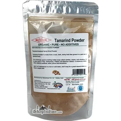 Best Nutrition Organic Tamarind Poder (3.5 oz pack)