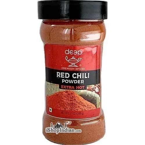 Deep Red Chilli Poder - Extra Hot - 7 oz JAR (7 oz jar)