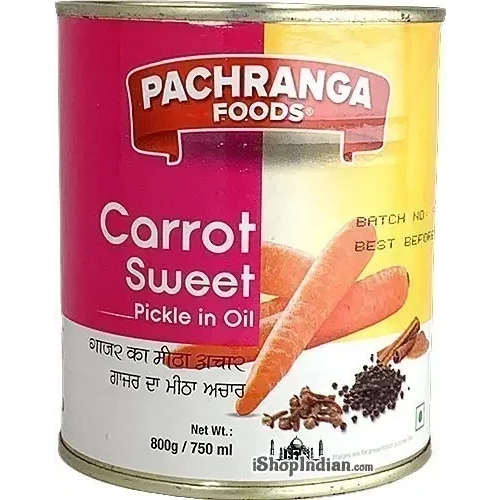 Pachranga Carrot Seet Pickle in Oil (800 gm tin)