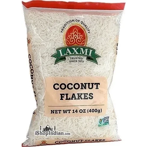 Laxmi Coconut Flakes - Unseetened (14 oz bag)