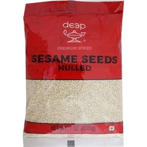 Deep Sesame Seeds - White Hulled - 7 oz (7 oz bag)