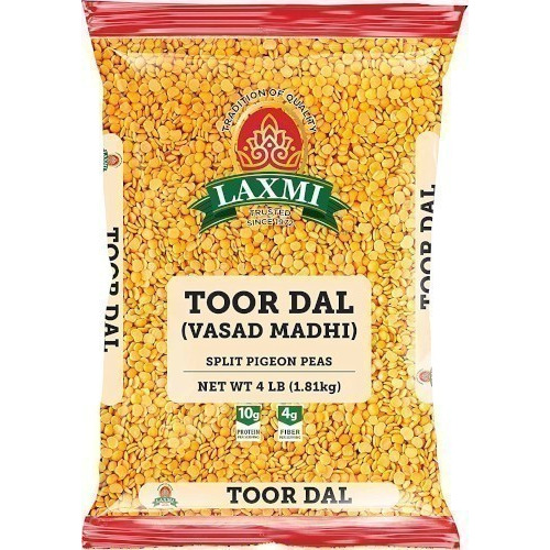 Laxmi Toor Dal - Plain Vasad Madhi - 4 lbs (4 lbs bag)