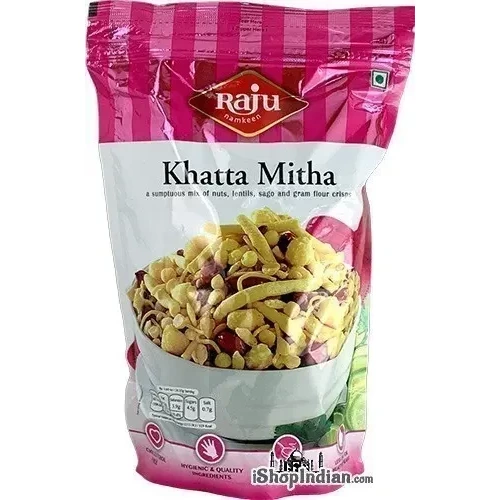 Raju Khatta Mitha Snack (14 oz bag)