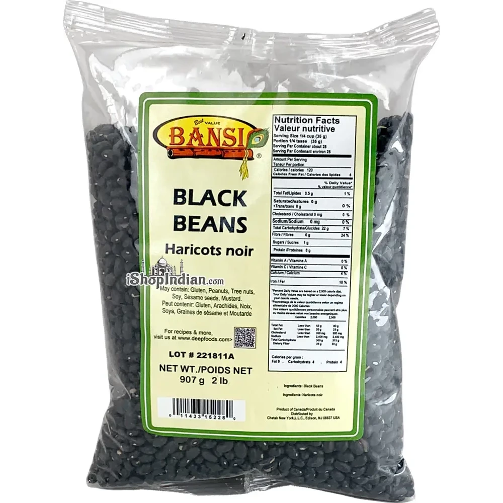 Bansi Black Beans (2 lbs bag)