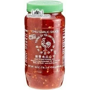 Huy Fong Hot Chili Garlic Sauce (18 oz bottle)