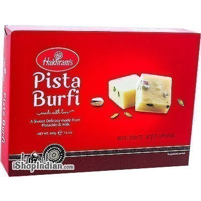 Haldiram's Fresh Pista Burfi (14 oz box)