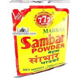 777 Madras Sambar Powder - Economy Pack (17.5 oz bag)