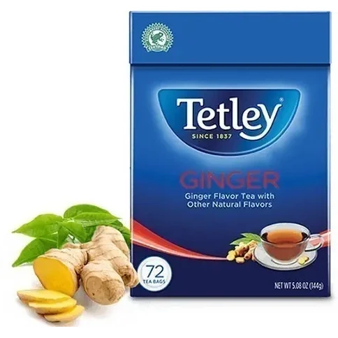 Tetley Ginger Tea Bags (72 Tea Bags sachets)