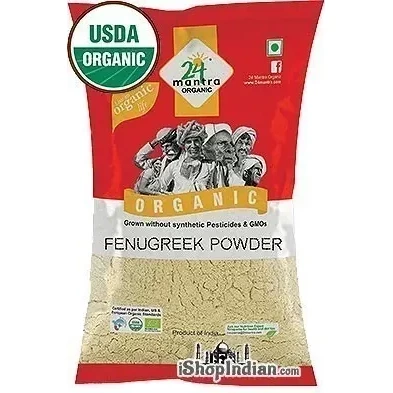 24 Mantra Organic Fenugreek Poder (7 oz bag)