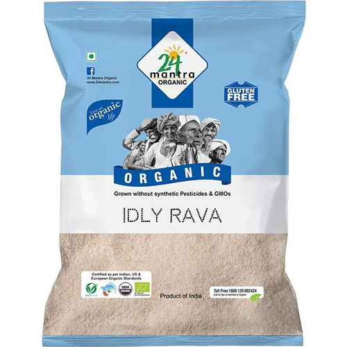 24 Mantra Organic Idli Rava (Cream of Rice) - 2 lbs (2 lbs bag)