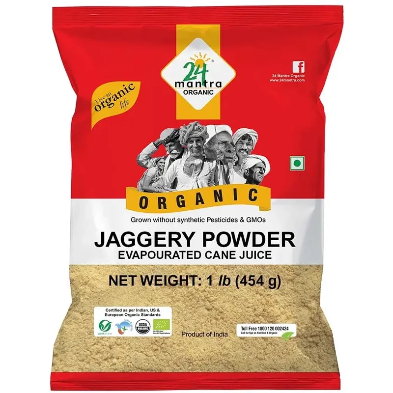 24 Mantra Organic Jaggery Poder (1 lb bag)