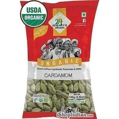 24 Mantra Green Cardamom Pods (3.5 oz pack)