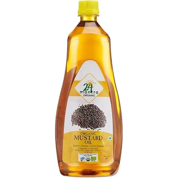 24 Mantra Mustard Oil - 1 liter (1 liter bottle)