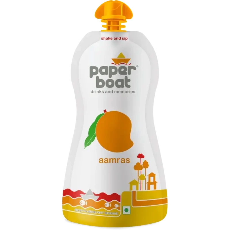 Paper Boat - Aamras (Mango) Drink (200 ml pouch)