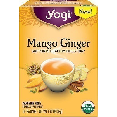 Yogi Mango Ginger Tea (16 tea bags)