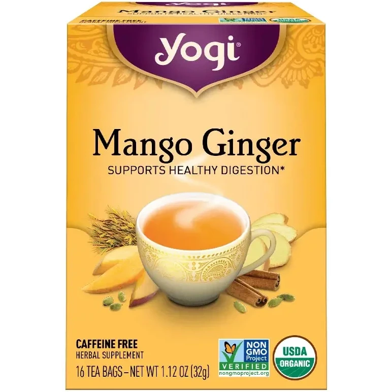 Yogi Mango Ginger Tea (16 tea bags)