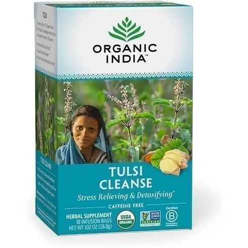 Organic India Tulsi Cleanse Tea (18 tea bags)