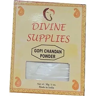 Divine Supplies Gopi Chandan Poder (30 gm box)